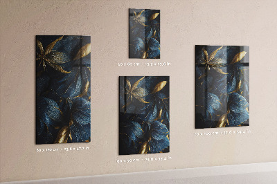 Tableau magnétique pour magnets Floral foncé