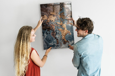 Tableau aimanté décoration L'art du marbre