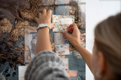 Tableau aimanté décoration L'art du marbre