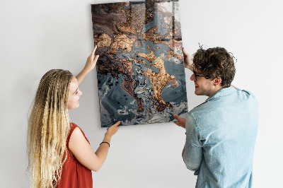 Tableau aimanté décoration L'art du marbre