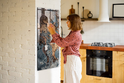 Tableau aimanté décoration L'art du marbre