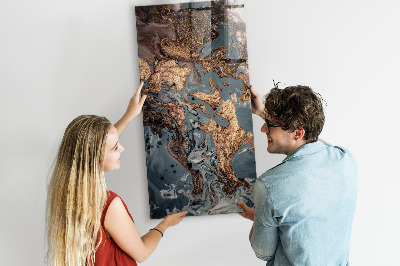 Tableau aimanté décoration L'art du marbre