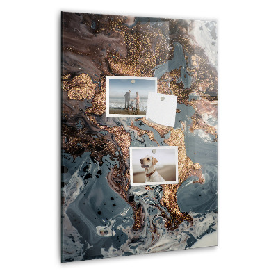 Tableau aimanté décoration L'art du marbre