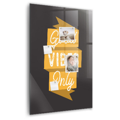 Tableau magnétique vertical Citation inspirante