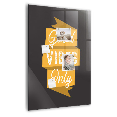 Tableau magnétique vertical Citation inspirante