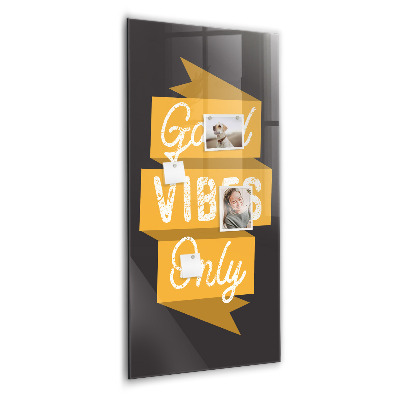 Tableau magnétique vertical Citation inspirante