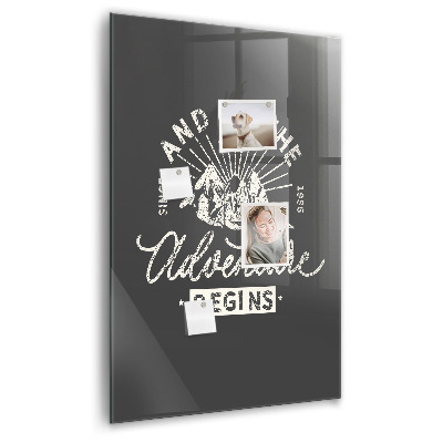 Tableau magnétique pour magnets Affiche rétro