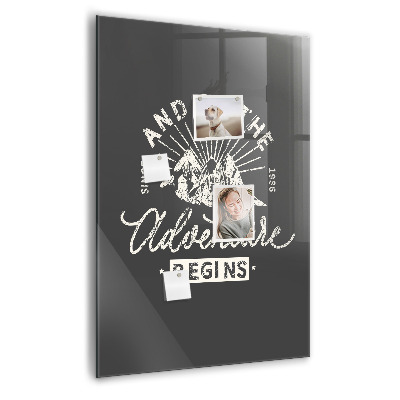 Tableau magnétique pour magnets Affiche rétro