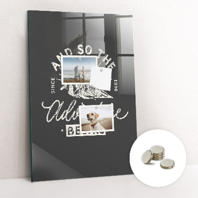 Tableau magnétique pour magnets Affiche rétro