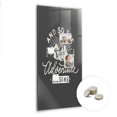 Tableau magnétique pour magnets Affiche rétro