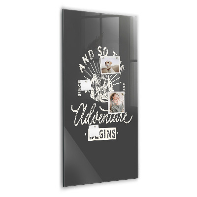 Tableau magnétique pour magnets Affiche rétro
