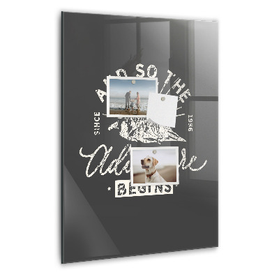 Tableau magnétique pour magnets Affiche rétro