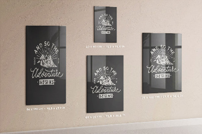 Tableau magnétique pour magnets Affiche rétro