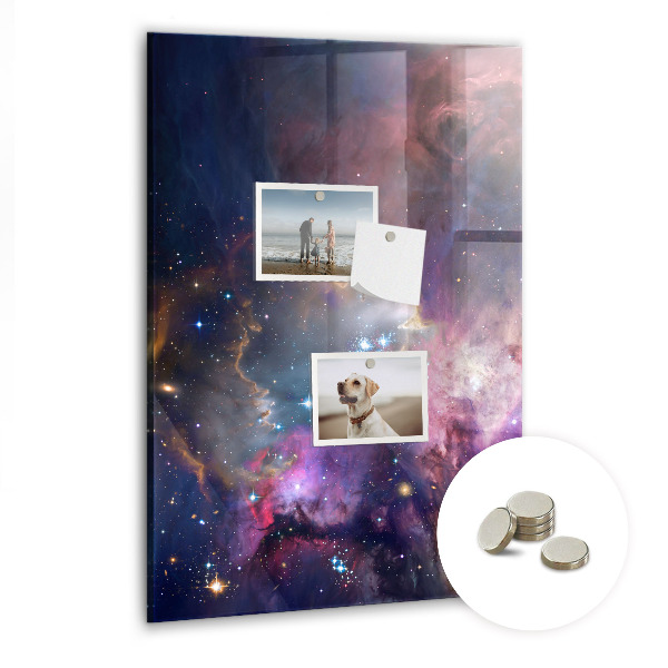 Tableau magnétique enfant Espace galactique