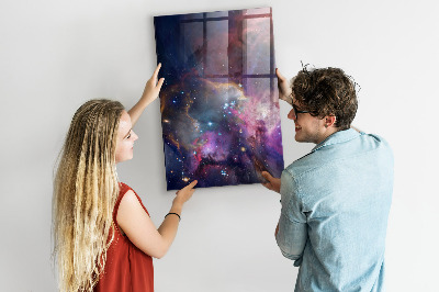 Tableau magnétique enfant Espace galactique