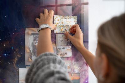 Tableau magnétique enfant Espace galactique