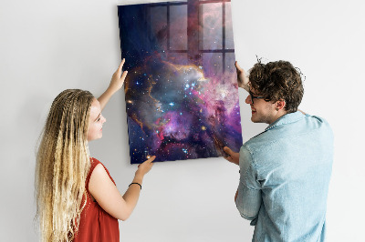 Tableau magnétique enfant Espace galactique