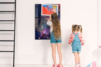 Tableau magnétique enfant Espace galactique