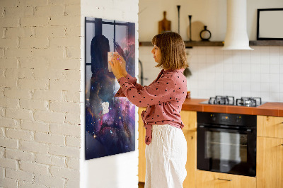 Tableau magnétique enfant Espace galactique