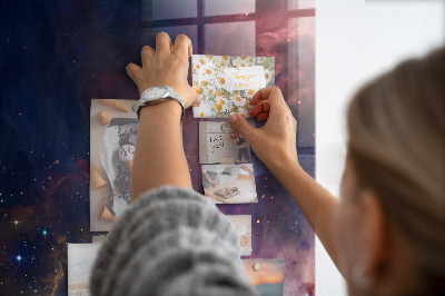 Tableau magnétique enfant Espace galactique