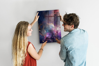 Tableau magnétique enfant Espace galactique