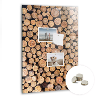 Tableau magnétique pour magnets souches d'arbres