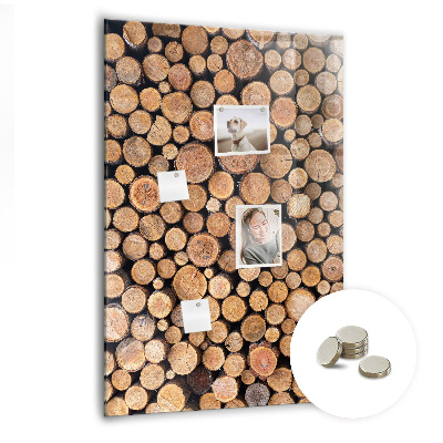 Tableau magnétique pour magnets souches d'arbres