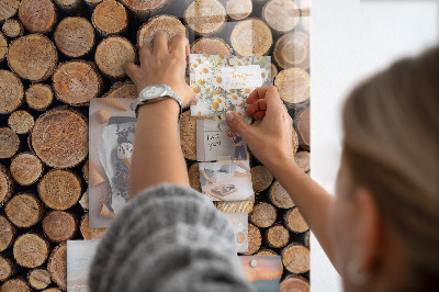 Tableau magnétique pour magnets souches d'arbres