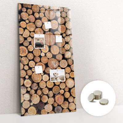 Tableau magnétique pour magnets souches d'arbres