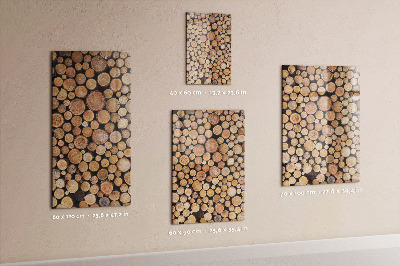 Tableau magnétique pour magnets souches d'arbres