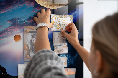 Tableau magnétique enfant Galaxie spatiale