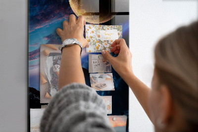 Tableau magnétique enfant Galaxie spatiale