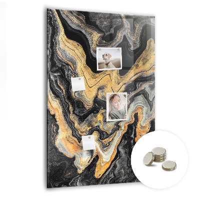 Tableau magnétique pour magnets Taches d'abstraction