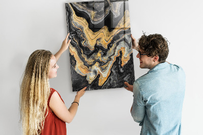 Tableau magnétique pour magnets Taches d'abstraction