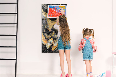 Tableau magnétique pour magnets Taches d'abstraction