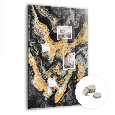 Tableau magnétique pour magnets Taches d'abstraction