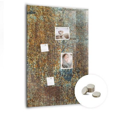 Tableau aimanté décoration Rouiller