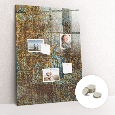 Tableau aimanté décoration Rouiller