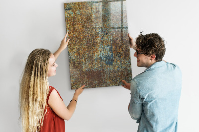 Tableau aimanté décoration Rouiller