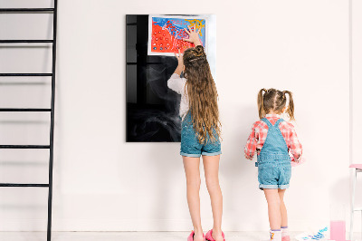 Tableau magnétique vertical Fumée