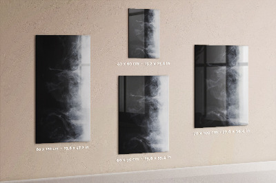 Tableau magnétique vertical Fumée