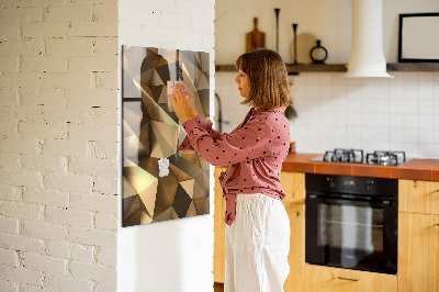 Tableau magnétique pour magnets Abstraction 3D