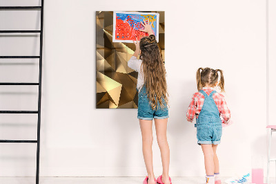 Tableau magnétique pour magnets Abstraction 3D