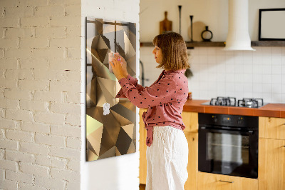 Tableau magnétique pour magnets Abstraction 3D