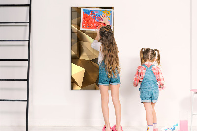 Tableau magnétique pour magnets Abstraction 3D
