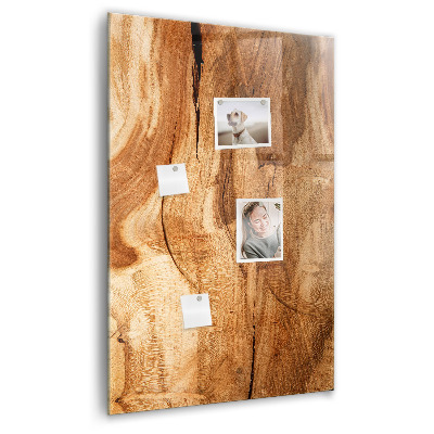 Tableau aimanté décoration Bois naturel