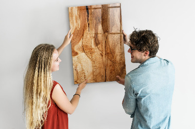 Tableau aimanté décoration Bois naturel
