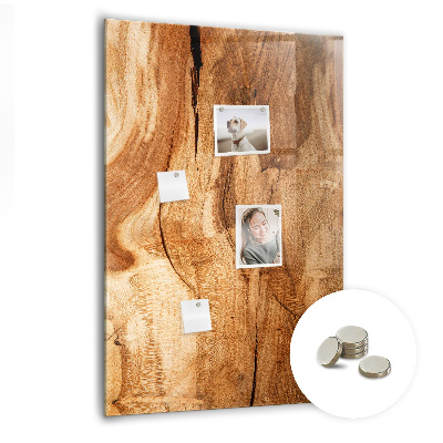 Tableau aimanté décoration Bois naturel