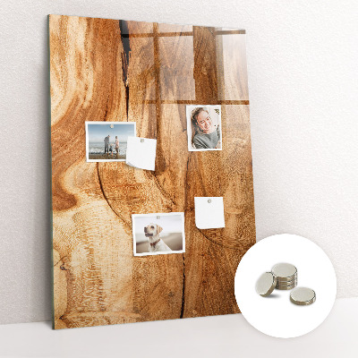 Tableau aimanté décoration Bois naturel