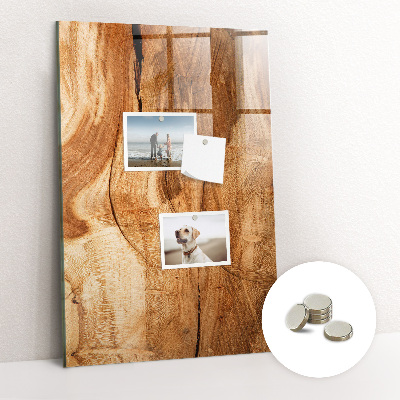 Tableau aimanté décoration Bois naturel